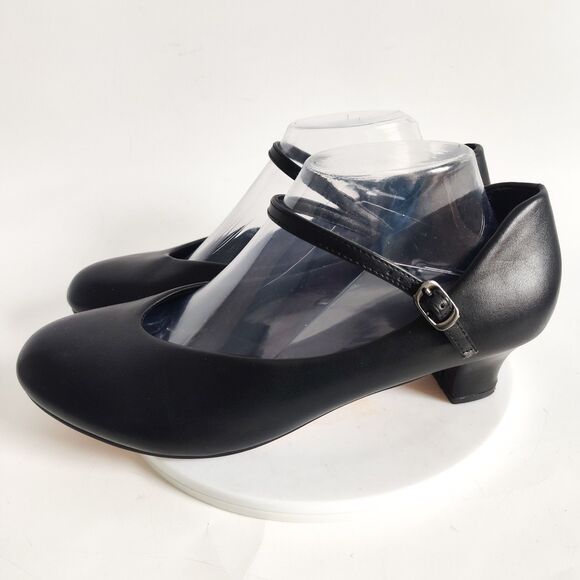 Stelle Dance Shoes Size 10 Mary Janes Low Block Heels Classic Comfortable Salsa - Picture 7 of 16